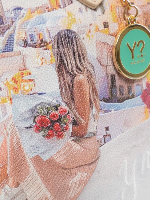 YESBAG Medium shoulder shopping bag greece sunset - Women&rsquo;s Bags