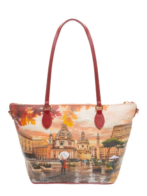 YESBAG Medium shoulder shopping bag rome raining - Women&rsquo;s Bags