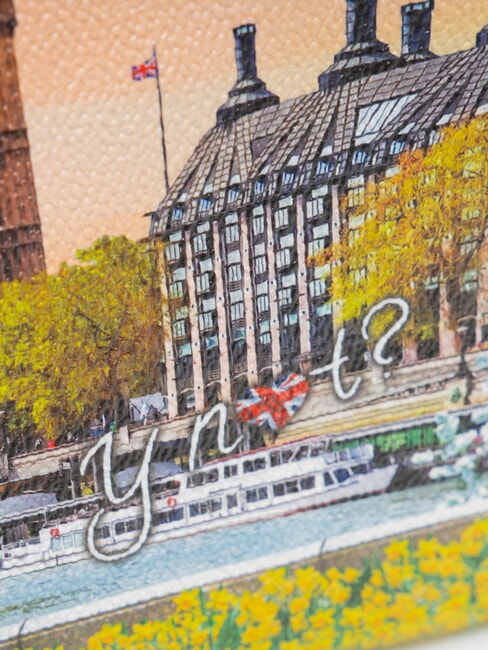 YESBAG Medium clutch bag with cuff yellow flower - Women&rsquo;s Bags