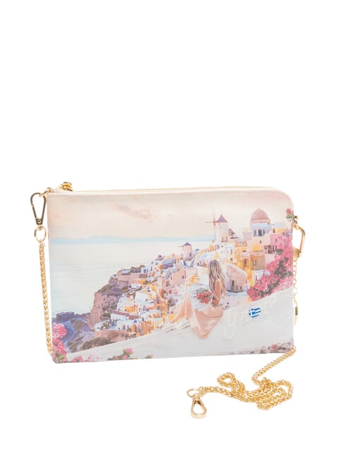 YESBAG Clutch bag with metal shoulder strap Greece sunset - Women&rsquo;s Bags
