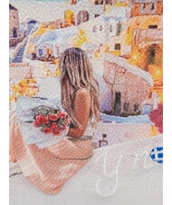 YNOT YESBAG Clutch bag with metal shoulder strap Greece sunset - Women&rsquo;s Bags - 3