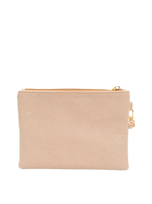 LUX Clutch bag with cuff and pocket caramel - Women&rsquo;s Bags