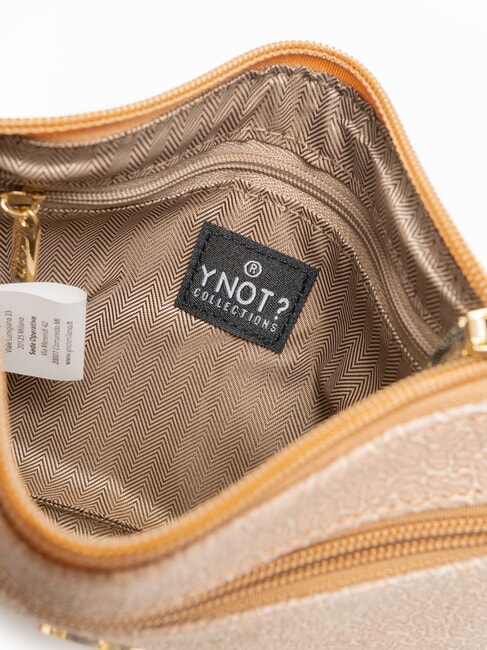 LUX Clutch bag with cuff and pocket caramel - Women&rsquo;s Bags