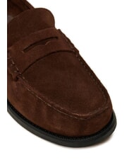 TOMMY HILFIGER CLASSIC HILFIGER Suede leather loafers legacy brown - Men&rsquo;s shoes - 3