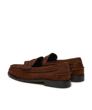 TOMMY HILFIGER CLASSIC HILFIGER Suede leather loafers legacy brown - Men&rsquo;s shoes - 5