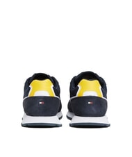 TOMMY HILFIGER TH Suede and fabric sneakers desert sky - Men&rsquo;s shoes - 6