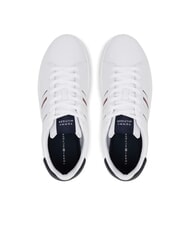 TOMMY HILFIGER MODERN CUPSOLE STRIPES Leather sneakers white - Men&rsquo;s shoes - 4