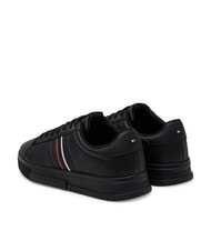 TOMMY HILFIGER MODERN CUPSOLE STRIPES Leather sneakers black - Men&rsquo;s shoes - 5