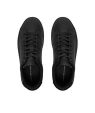 TOMMY HILFIGER COURT BETTER Leather sneakers black - Men&rsquo;s shoes - 4