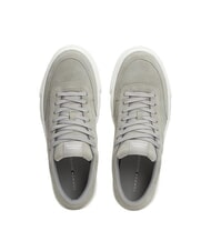 TOMMY HILFIGER TH CUPSET SUEDE Leather sneakers antique silver - Men&rsquo;s shoes - 5