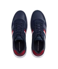 TOMMY HILFIGER LIGHT CUPSOLE MIX Leather sneakers dark night navy - Men&rsquo;s shoes - 3