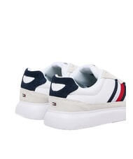 TOMMY HILFIGER LIGHT CUPSOLE MIX Leather sneakers bright white/andorra - Men&rsquo;s shoes - 3
