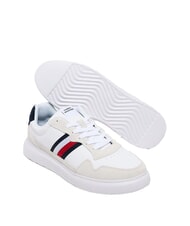 TOMMY HILFIGER LIGHT CUPSOLE MIX Leather sneakers bright white/andorra - Men&rsquo;s shoes - 5