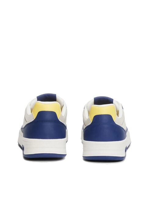 TOMMY JEANS Cupsole Leather sneakers velvet blue - Men&rsquo;s shoes