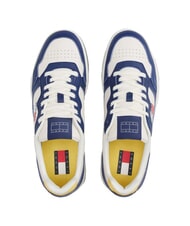 TOMMY HILFIGER TOMMY JEANS Cupsole Leather sneakers velvet blue - Men&rsquo;s shoes - 3
