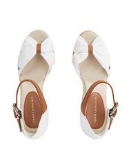 TOMMY HILFIGER BASIC BASIC Open toe high sandals ecru - Women&rsquo;s shoes - 5
