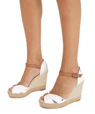 TOMMY HILFIGER BASIC BASIC Open toe high sandals ecru - Women&rsquo;s shoes - 7