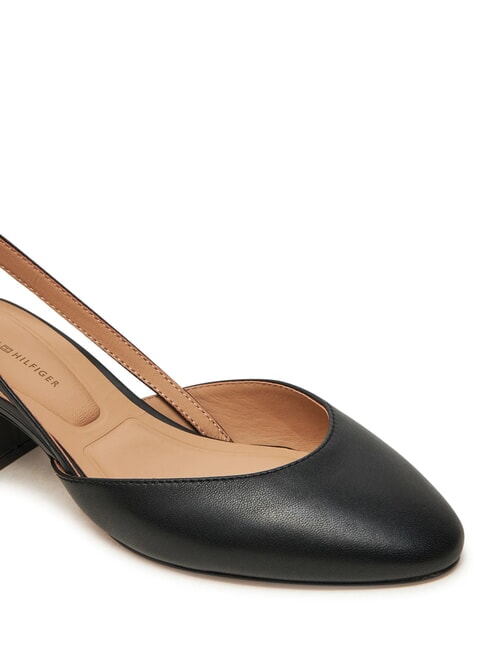 ELEGANT Leather sling-back pumps black - Women&rsquo;s shoes