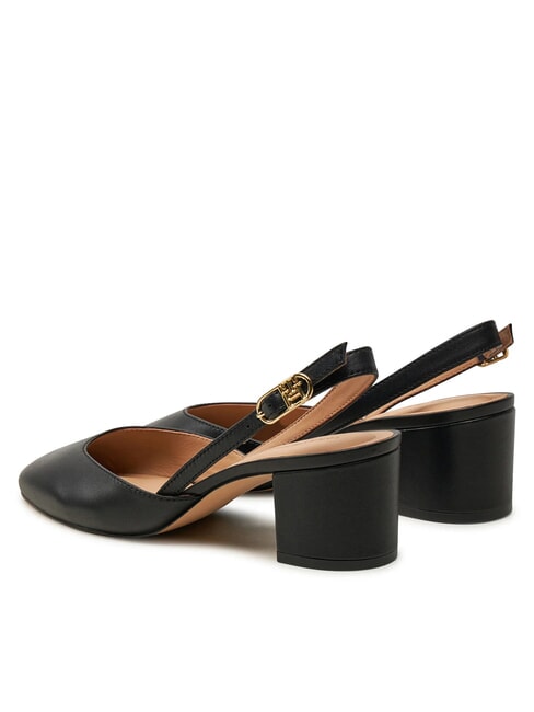 ELEGANT Leather sling-back pumps black - Women&rsquo;s shoes