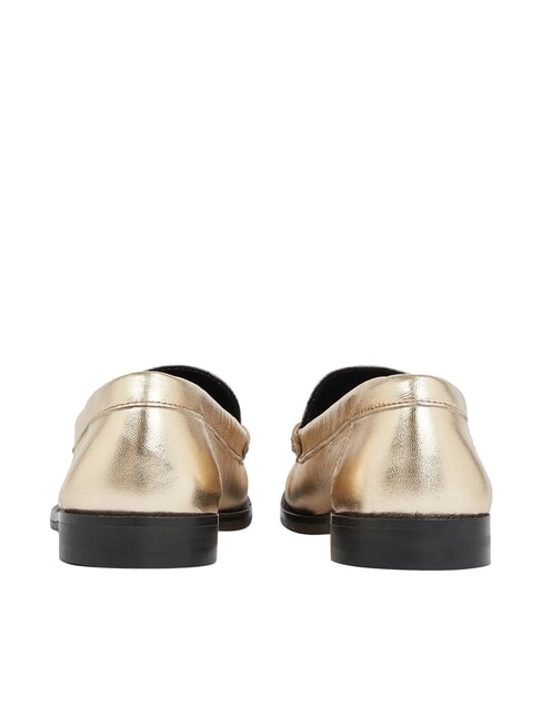 TH METALLIC Metallic leather loafers gold - Women&rsquo;s shoes