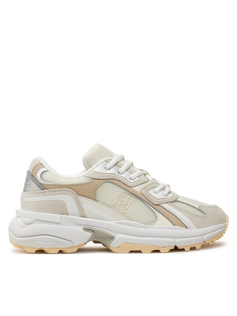 MODERN RUGGED Runner sneakers palm tree aop ivory silk - Women&rsquo;s shoes
