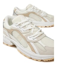 TOMMY HILFIGER MODERN RUGGED Runner sneakers palm tree aop ivory silk - Women&rsquo;s shoes - 3