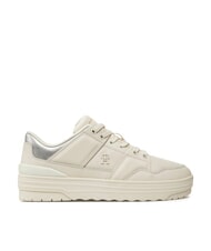 TOMMY HILFIGER TH Women's chunky leather sneakers ivory petal - Women&rsquo;s shoes - 2