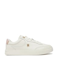 TOMMY HILFIGER ESSENTIAL CHIC COURT Women's leather sneakers ancient white - Women&rsquo;s shoes - 2