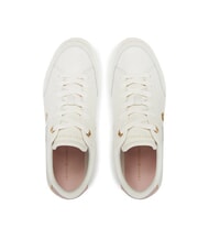 TOMMY HILFIGER ESSENTIAL CHIC COURT Women's leather sneakers ancient white - Women&rsquo;s shoes - 4