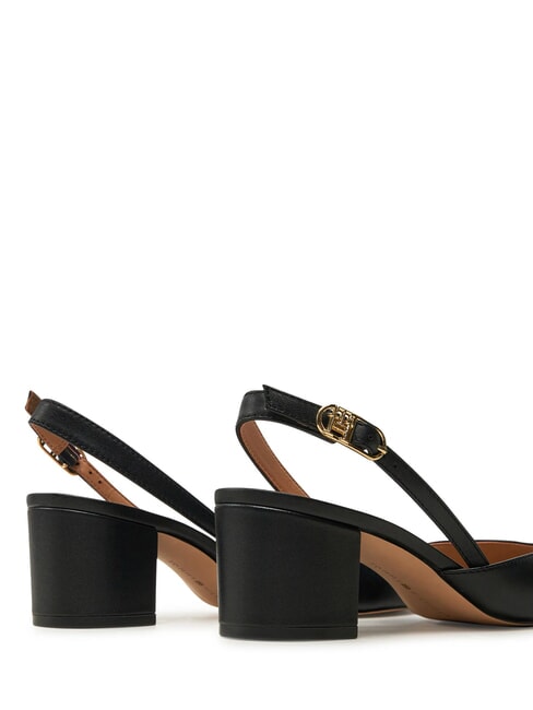 ELEGANT Leather sling-back pumps black - Women&rsquo;s shoes