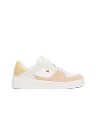 TOMMY HILFIGER BASKET MIX Women's sneakers ancient white/clayed pebble - Women&rsquo;s shoes - 3