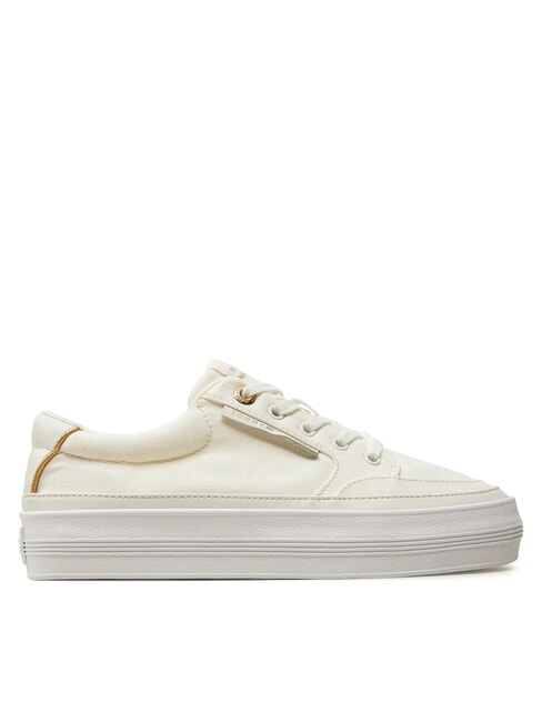 ESSENTIAL Canvas platform sneakers ecru - Women&rsquo;s shoes