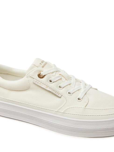 ESSENTIAL Canvas platform sneakers ecru - Women&rsquo;s shoes