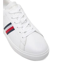 TOMMY HILFIGER ESSENTIAL COURT Women's leather sneakers white - Women&rsquo;s shoes - 3