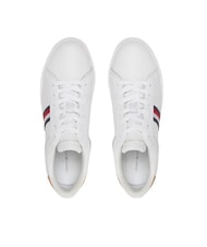 TOMMY HILFIGER ESSENTIAL COURT Women's leather sneakers white - Women&rsquo;s shoes - 4