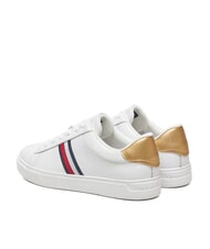 TOMMY HILFIGER ESSENTIAL COURT Women's leather sneakers white - Women&rsquo;s shoes - 5