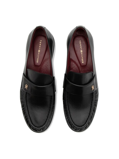 TH Women's leather moccasin black - Women&rsquo;s shoes