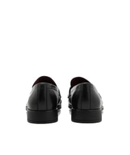 TOMMY HILFIGER TH Women's leather moccasin black - Women&rsquo;s shoes - 4