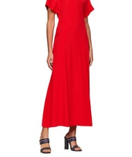 TOMMY HILFIGER SLIDE High sandals with logo ribbon space blue - Women&rsquo;s shoes - 7