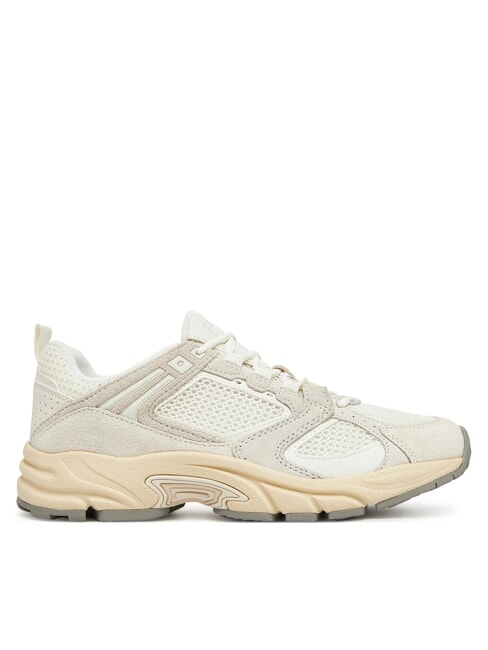 ARCHIVE '97 Leather and fabric runner sneakers ivory - Women&rsquo;s shoes