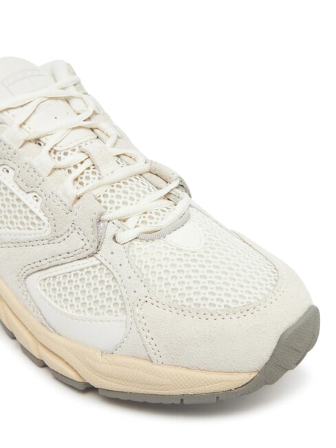 ARCHIVE '97 Leather and fabric runner sneakers ivory - Women&rsquo;s shoes
