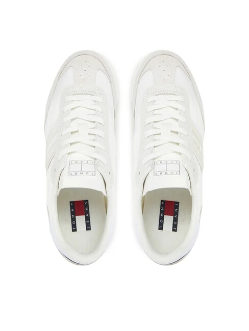 TJW RETRO RUNNER Leather and fabric sneakers ecru - Women&rsquo;s shoes