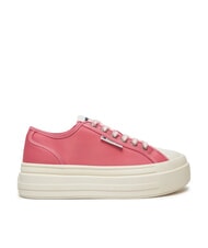 TOMMY HILFIGER TJW FOXING Platform sneakers in fabric preppy pink - Women&rsquo;s shoes - 2
