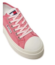 TOMMY HILFIGER TJW FOXING Platform sneakers in fabric preppy pink - Women&rsquo;s shoes - 3