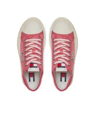 TOMMY HILFIGER TJW FOXING Platform sneakers in fabric preppy pink - Women&rsquo;s shoes - 4