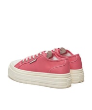 TOMMY HILFIGER TJW FOXING Platform sneakers in fabric preppy pink - Women&rsquo;s shoes - 5