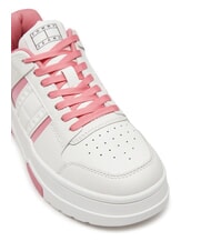 TOMMY HILFIGER TH BROOKLYN Flatform leather sneakers preppy pink - Women&rsquo;s shoes - 3