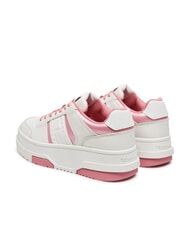 TOMMY HILFIGER TH BROOKLYN Flatform leather sneakers preppy pink - Women&rsquo;s shoes - 5