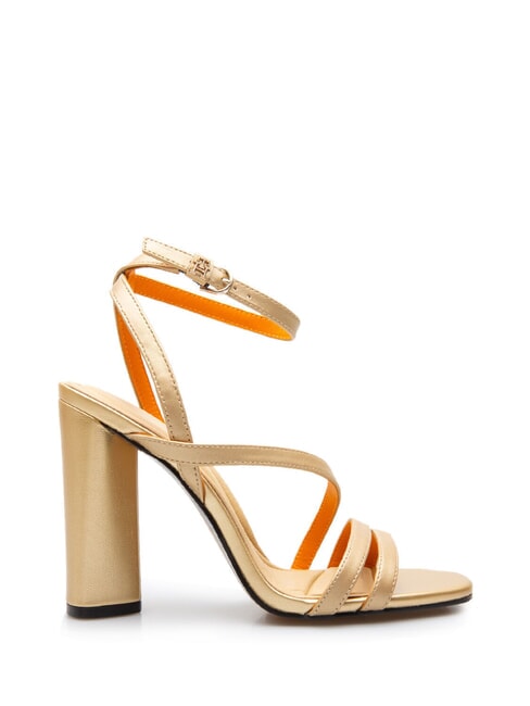 TH GOLD BLOCK High leather sandals gold - Women&rsquo;s shoes