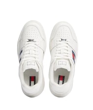 TOMMY HILFIGER BROOKLYN ESSENTIAL Women's leather sneakers ecru - Women&rsquo;s shoes - 4